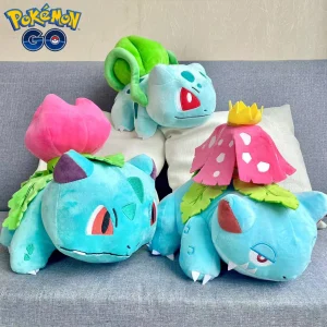 Bisasam Bulbasaur, Bisaflor Venusaur oder Bisaknosp Ivysaur Pokemon Kuscheltiere (ca. 25cm bis 30cm)