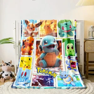 Coperte morbide con motivi Pokemon per coccolarsi e sentirsi bene