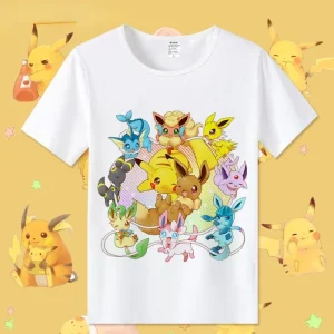 T-Shirt Pokémon in vielen unterschiedlichen Motiven und Größen erhältlich