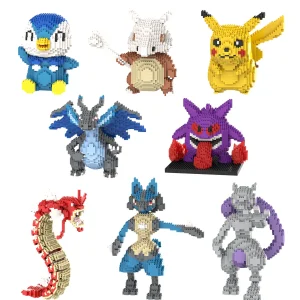 Pokemon Mikro-Klemm-Baustein Figuren