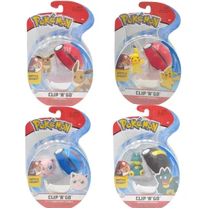 Wct Pokémon Clip'n Go Spielzeug Figure mit Pokeball Pummeluff