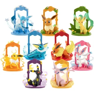 Pokemon Eeveelution Figuren Set (9 Stk.) Evoli, Sylveon Espeon Glaceon Leafeon etc.