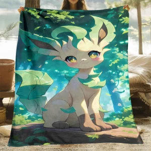 Coperte di flanella carine con le evoluzioni di Eevee