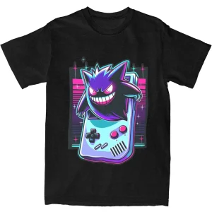 Pokemon Gengar Vintage Game T-Shirt in vielen Farben