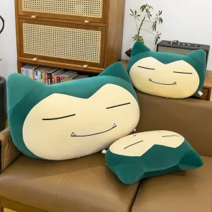 Cuscino di peluche Relaxo Snorlax (35-55 cm) per decorare o coccolare.