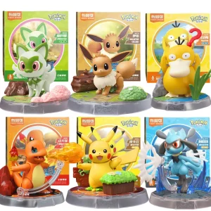 Pokemon Figuren zum selbstnauen Pikachu Glumanda Enton Evoli u.a .