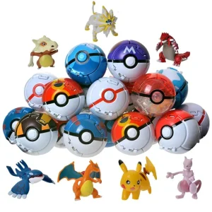 Figuren mit Pokemon Ball - viele Motive