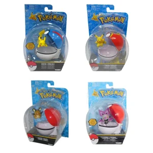 Pokemon Pikachu eF-eM Noibat Dedenne mit Pokeball