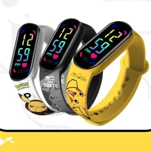 Pikachu Kinder Armbanduhren mit Farb Display