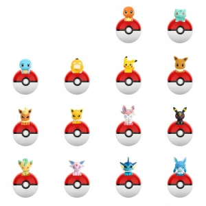 Pokéball con figura di Pokemon - molti design