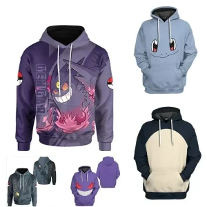 Pokemon Hoodie Sweater in vielen Motiven