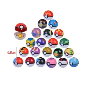 Pokémon Pokéball mit Figur in verschiedenen Ausführungen