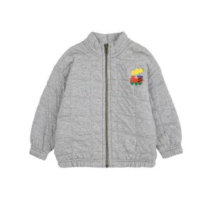 Bobo Choo Choo quilted zipped sweatshirt