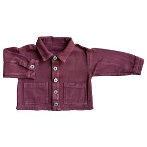 Giacca denim Bordeaux