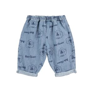 Pickles The Dog all over denim pants