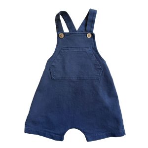 Salopette in denim Navy