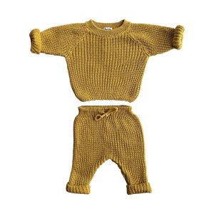 Completo in maglia Ocra