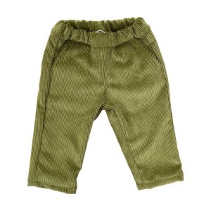 Pantaloni in velluto mostarda