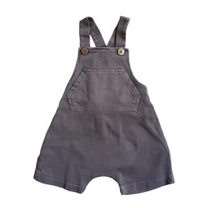 Salopette in denim Cioccolato