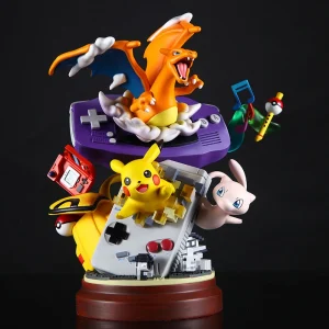 Pokemon Pikachu Glurak / Statua di Charizard Gameboy (18.5 cm)