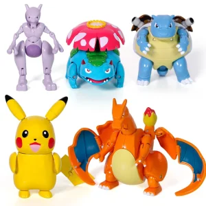 Pikachu, Mewtwo, Charizard, Bulbasaur o Turtok con pokeball