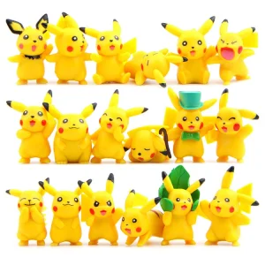 18 personaggi Pikachu (circa 4 cm)
