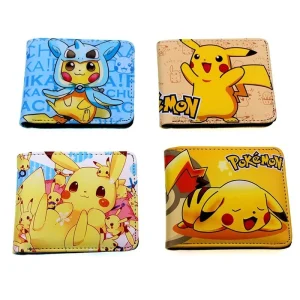 Pikachu e Pokemon borsa, portafoglio, portafoglio, portafoglio
