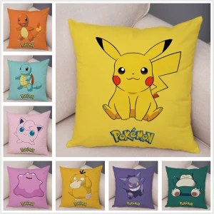 Pokemon Pikachu, Gengar, Charizard e molti altri. Federe per cuscini