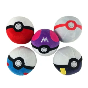 Peluche Poke Ball (4 tra cui scegliere)