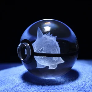Crystal Pokemon Go Ball con effetto 3D (molti disegni)