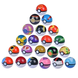 Da 4 a 20 Pokeball con personaggi Pokemon in un set (scelta casuale)