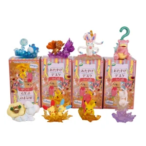 Pikachu, Lahmus, Feelinara, Eevee e altri personaggi da collezione