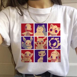 T-shirt Pokemon alla moda in molti modelli