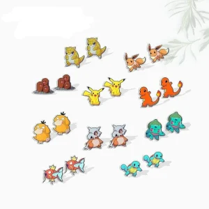 Orecchini Pokemon - Borchie (10 modelli)