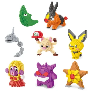 Figure Pokemon Morsetto: Sterndu, Gengar, Pikachu, Floink, Kussilla, Rossana, Menki,