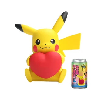 Figure da collezione Pokemon Pikachu con latta
