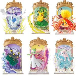 Figure da collezione Pokémon Stained Glass Collection
