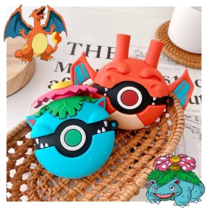 Custodia per auricolari Bisaflor / Charizard per Apple AirPods 1, 2, 3 e Pro