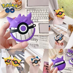 Custodia per auricolari Pokemon per auricolari Apple AirPods 1 2 3