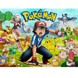 Puzzle Pokémon in legno, fino a 500 pezzi